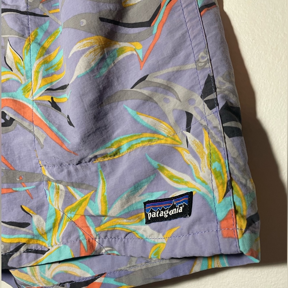 Patagonia 5” Baggies Piton Paradise print 2016 - Picture 5 of 5